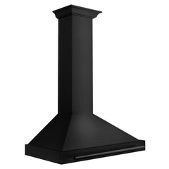 ZLINE 36 in. Convertible Black Stainless Steel Wall Mount Range Hood With Black Stainless Steel Handle - BSKB4X-36