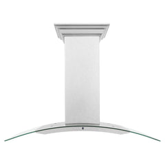 (discontinued) ZLINE 48" Convertible Vent Wall Mount Range Hood in Fingerprint Resistant Stainless Steel & Glass (8KN4S-48) - The Home Selection