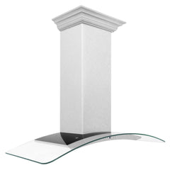 (discontinued) ZLINE 48" Convertible Vent Wall Mount Range Hood in Fingerprint Resistant Stainless Steel & Glass (8KN4S-48) - The Home Selection