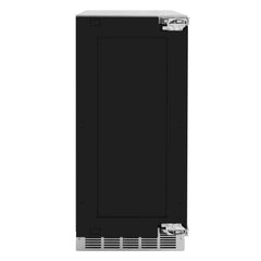 ZLINE 15 in. Touchstone Clear Cube Ice Maker with Drain Pump and Panel Ready Door - ICCDP-15 - The Home Selection