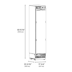 ZLINE 18 in. 8.6 cu. ft. Panel Ready Left Hinge Column Freezer - RBCFVL - The Home Selection