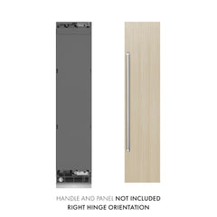 ZLINE 18 in. 8.6 cu. ft. Panel Ready Right Hinge Column Freezer - RBCFVR - The Home Selection