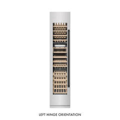 ZLINE 18 in. 9.0 cu. ft. Triple Zone 68 Bottle Left Hinge Column Wine Cooler - RCWVL - The Home Selection