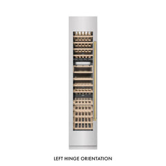 ZLINE 18 in. 9.0 cu. ft. Triple Zone 68 Bottle Left Hinge Column Wine Cooler - RCWVL - The Home Selection
