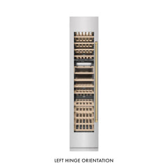 ZLINE 18 in. 9.0 cu. ft. Triple Zone 68 Bottle Left Hinge Column Wine Cooler - RCWVL - The Home Selection