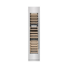 ZLINE 18 in. 9.0 cu. ft. Triple Zone 68 Bottle Left Hinge Column Wine Cooler - RCWVL - The Home Selection