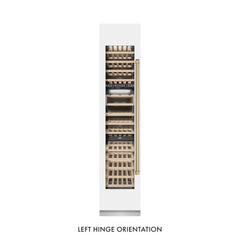 ZLINE 18 in. 9.0 cu. ft. Triple Zone 68 Bottle Left Hinge Column Wine Cooler - RCWVL - The Home Selection
