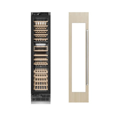 ZLINE 18 in. 9.0 cu. ft. Triple Zone 68 Bottle Panel Ready Left Hinge Column Wine Cooler - RBCWVL - The Home Selection