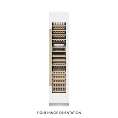 ZLINE 18 in. 9.0 cu. ft. Triple Zone 68 Bottle Right Hinge Column Wine Cooler - RCWVR - The Home Selection