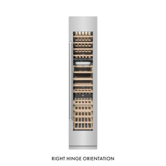 ZLINE 18 in. 9.0 cu. ft. Triple Zone 68 Bottle Right Hinge Column Wine Cooler - RCWVR - The Home Selection