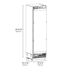 ZLINE 24 in. 12.4 cu. ft. Panel Ready Column Freezer - RBCFV - The Home Selection