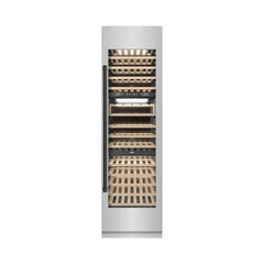 ZLINE 24 in. 12.4 cu. ft. Triple Zone 100 Bottle Column Wine Cooler - RCWV - The Home Selection