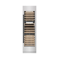 ZLINE 24 in. 12.4 cu. ft. Triple Zone 100 Bottle Column Wine Cooler - RCWV - The Home Selection