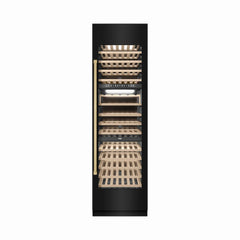 ZLINE 24 in. 12.4 cu. ft. Triple Zone 100 Bottle Column Wine Cooler - RCWV - The Home Selection