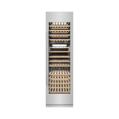 ZLINE 24 in. 12.4 cu. ft. Triple Zone 100 Bottle Column Wine Cooler - RCWV - The Home Selection