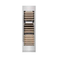 ZLINE 24 in. 12.4 cu. ft. Triple Zone 100 Bottle Column Wine Cooler - RCWV - The Home Selection