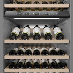 ZLINE 24 in. 12.4 cu. ft. Triple Zone 100 Bottle Panel Ready Column Wine Cooler - RBCWV - The Home Selection