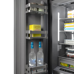ZLINE 24 in. 12.4 cu. ft. Triple Zone 100 Bottle Panel Ready Column Wine Cooler - RBCWV - The Home Selection