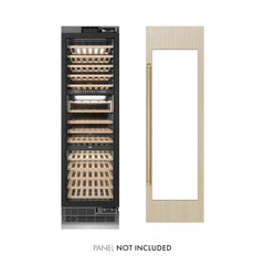 ZLINE 24 in. 12.4 cu. ft. Triple Zone 100 Bottle Panel Ready Column Wine Cooler - RBCWV - The Home Selection
