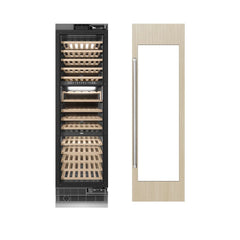 ZLINE 24 in. 12.4 cu. ft. Triple Zone 100 Bottle Panel Ready Column Wine Cooler - RBCWV - The Home Selection