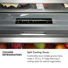 ZLINE 24 in. 12.5 cu. ft. Column Refrigerator - RCRV - The Home Selection