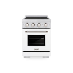 ZLINE 24 in. 3.2 cu. ft. Paramount Induction Range with 3 Element Cooktop and Electric Convection Oven - SINR - The Home Selection