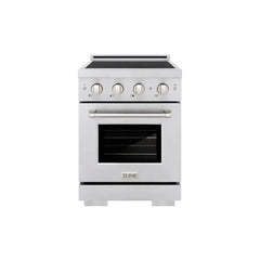 ZLINE 24 in. 3.2 cu. ft. Paramount Induction Range with 3 Element Cooktop and Electric Convection Oven - SINR - The Home Selection