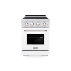 ZLINE 24 in. 3.2 cu. ft. Paramount Induction Range with 3 Element Cooktop and Electric Convection Oven - SINR - The Home Selection