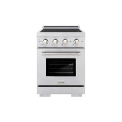 ZLINE 24 in. 3.2 cu. ft. Paramount Induction Range with 3 Element Cooktop and Electric Convection Oven - SINR - The Home Selection