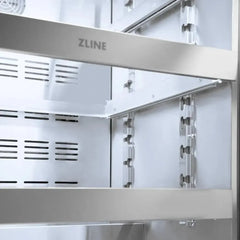 ZLINE 24 in. Touchstone 151 Can Beverage Fridge With Solid Stainless Steel Door - RBSO-ST-24 - The Home Selection