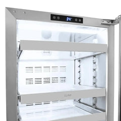 ZLINE 24 in. Touchstone 151 Can Beverage Fridge With Solid Stainless Steel Door - RBSO-ST-24 - The Home Selection