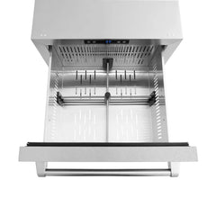 ZLINE 24 in. Touchstone 168 Can Outdoor-Rated Dual Refrigerator Drawer - RDSO - The Home Selection