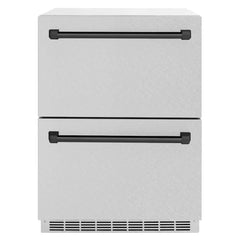 ZLINE 24 in. Touchstone 168 Can Outdoor-Rated Dual Refrigerator Drawer - RDSO - The Home Selection