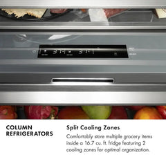 ZLINE 30 in. 16.7 cu. ft. Column Refrigerator - RCRV - The Home Selection