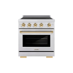 ZLINE 30 in. 4.2 cu. ft. Paramount Induction Range with 4 Element Cooktop and Electric Convection Oven - SINR - The Home Selection