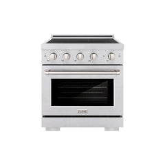 ZLINE 30 in. 4.2 cu. ft. Paramount Induction Range with 4 Element Cooktop and Electric Convection Oven - SINR - The Home Selection