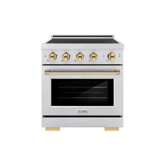 ZLINE 30 in. 4.2 cu. ft. Paramount Induction Range with 4 Element Cooktop and Electric Convection Oven - SINR - The Home Selection