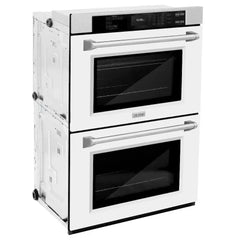 ZLINE 30 in. Autograph Edition Professional True Convection Double Wall Oven with Air Fry and Self Clean - The Home Selection