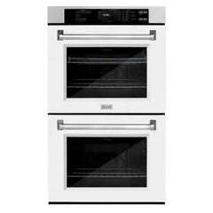 ZLINE 30 in. Autograph Edition Professional True Convection Double Wall Oven with Air Fry and Self Clean - The Home Selection