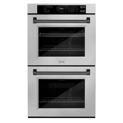 ZLINE 30 in. Autograph Edition Professional True Convection Double Wall Oven with Air Fry and Self Clean - The Home Selection