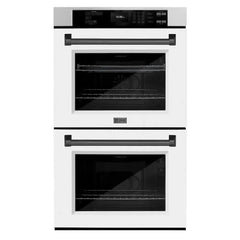 ZLINE 30 in. Autograph Edition Professional True Convection Double Wall Oven with Air Fry and Self Clean - The Home Selection