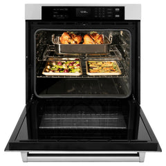 ZLINE 30 in. Professional True Convection Single Wall Oven with Air Fry and Self Clean in Stainless Steel - WAS-30 - The Home Selection