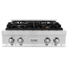 ZLINE 30" Porcelain Gas Stovetop with 4 Gas Burners - RT30 - The Home Selection