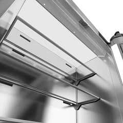 ZLINE 36 in. 19.6 cu. ft. French Door Built-In Bottom Freezer Refrigerator with Water Dispenser and Ice Maker - SRBIV - The Home Selection
