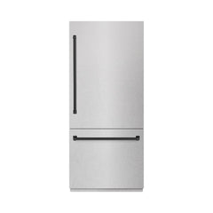 ZLINE 36 in. 19.8 cu. ft. Built-In Bottom Freezer Refrigerator with Water Dispenser and Ice Maker - RBIT - The Home Selection