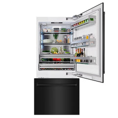ZLINE 36 in. 19.8 cu. ft. Built-In Bottom Freezer Refrigerator with Water Dispenser and Ice Maker - RBIT - The Home Selection