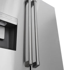 ZLINE 36 in. 28.9 cu. ft. Standard-Depth French Door External Water Dispenser Refrigerator with Dual Ice Maker in Fingerprint Resistant Stainless Steel - RSM-W-36 - The Home Selection