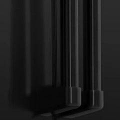 ZLINE 36 Inch 21.6 cu. ft. Counter-Depth French Door Refrigerator with Water and Ice Dispenser in Fingerprint-Resistant Black Stainless Steel - RFM - The Home Selection