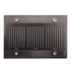 ZLINE 42" ZLINE CrownSound Ducted Vent Island Mount Range Hood in Black Stainless Steel with Built-in Bluetooth Speakers - BSGL2iNCRN-BT-42 - The Home Selection
