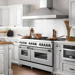 ZLINE 60" 7.4 cu. ft. Dual Fuel Range with Gas Stove and Electric Oven in Fingerprint Resistant Stainless Steel (RA-SN-60) - The Home Selection